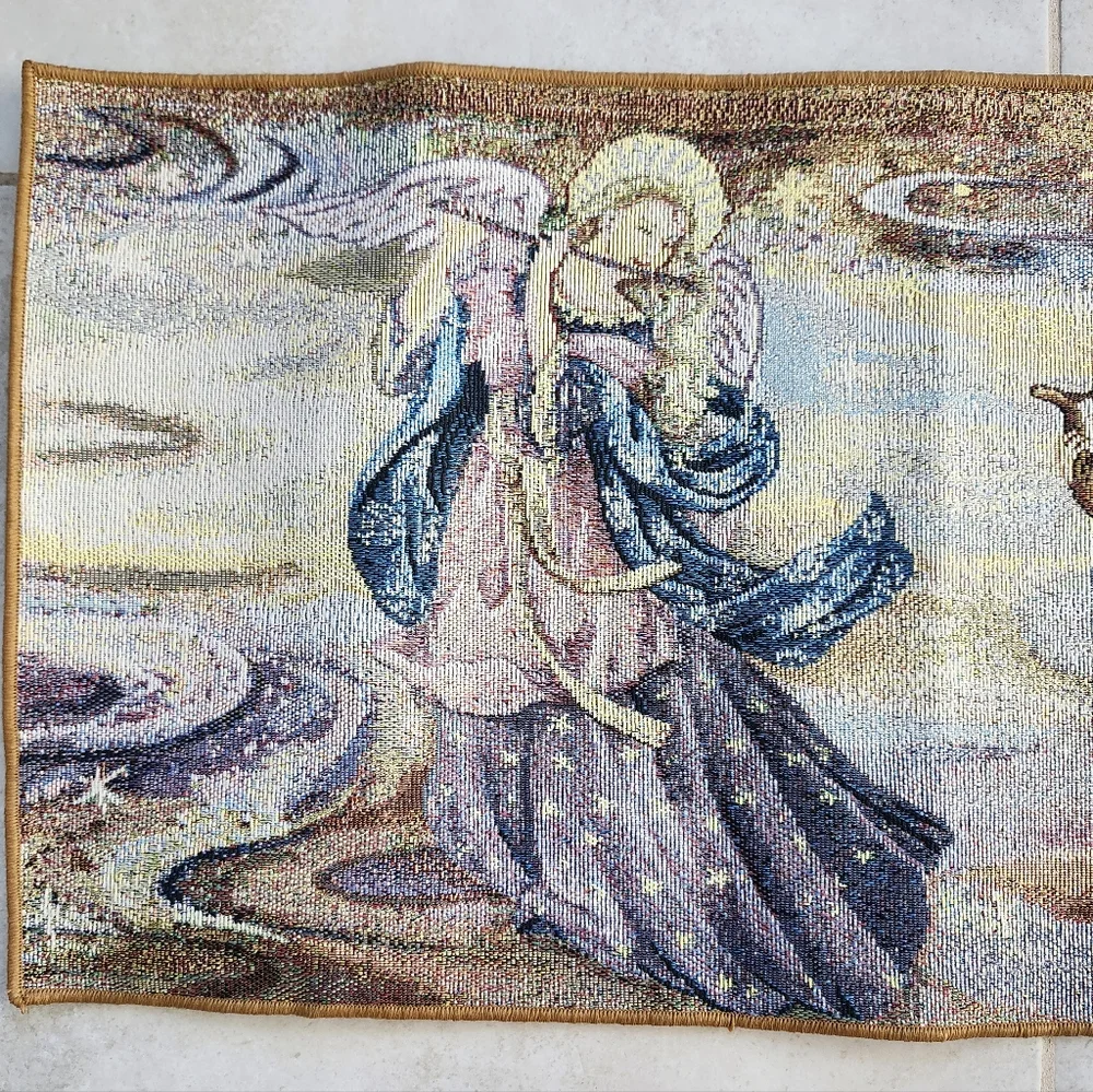 Lena Liu Angel Table Runner Tapestry Art